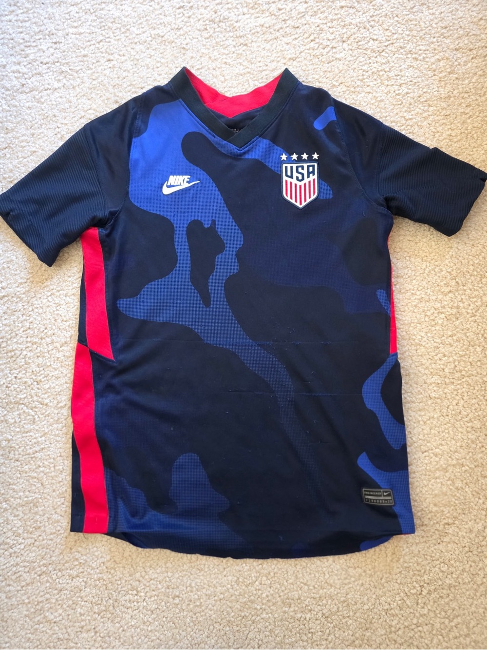 Nike Kids Navy USA Soccer Jersey YM (24)